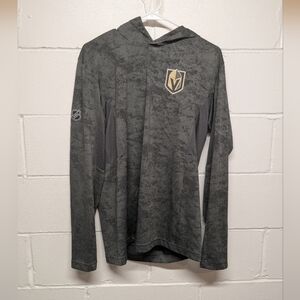 Fanatics Men's Pro Las Vegas Knights NHL Hockey Lightweight Gray Hoodie Medium